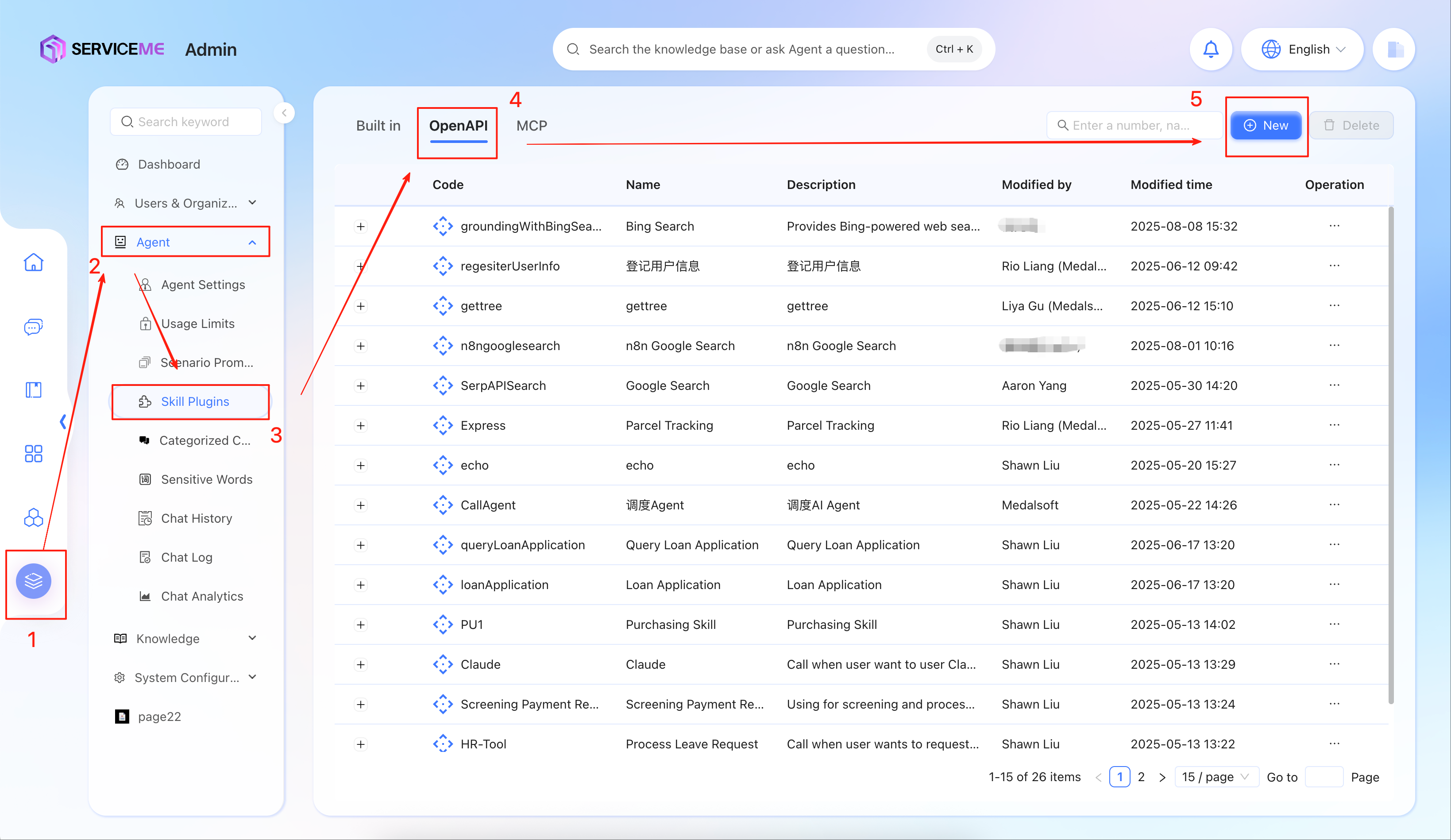 Custom Plugin Page Navigation